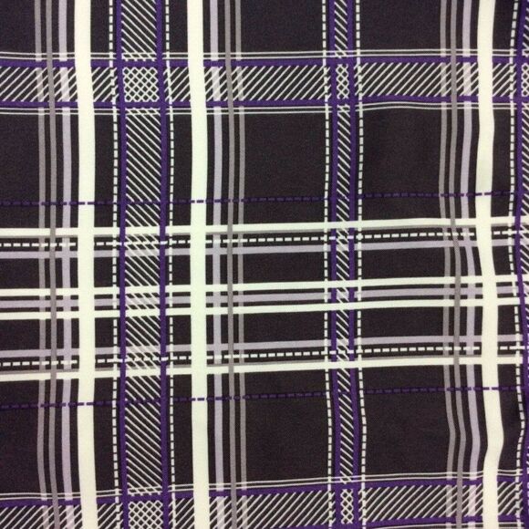 Nike Swim Board Shorts Mens Size 34 Trunks Gray Purple Plaid Water Sports Beach - Picture 5 of 7